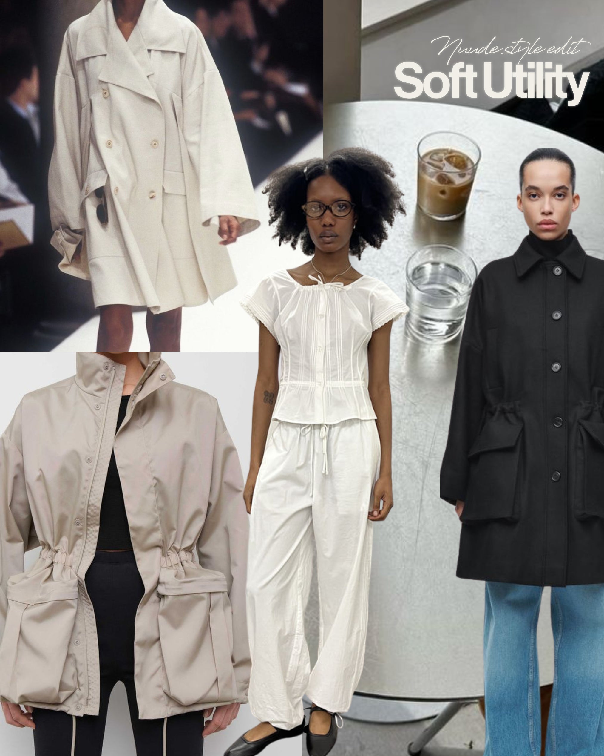 Everyday fashion styling with a soft utility twist