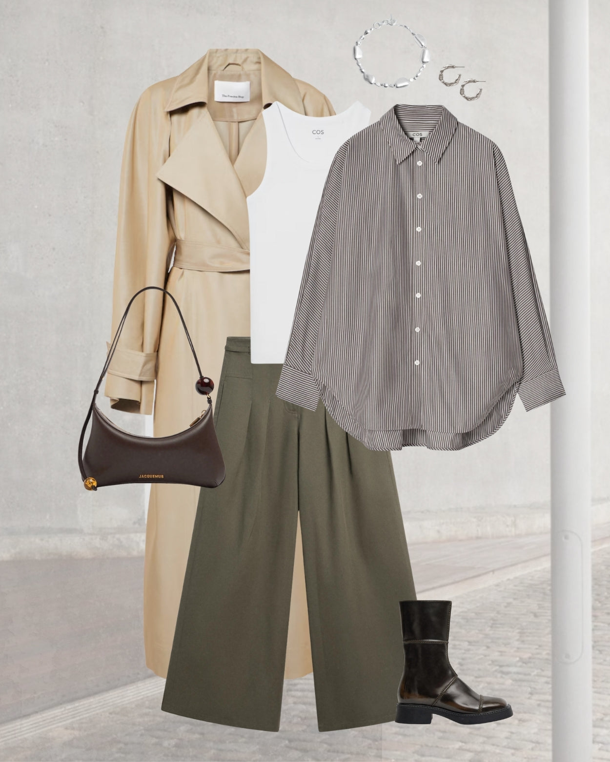 Layered everyday outfit styled by personal wardrobe stylist