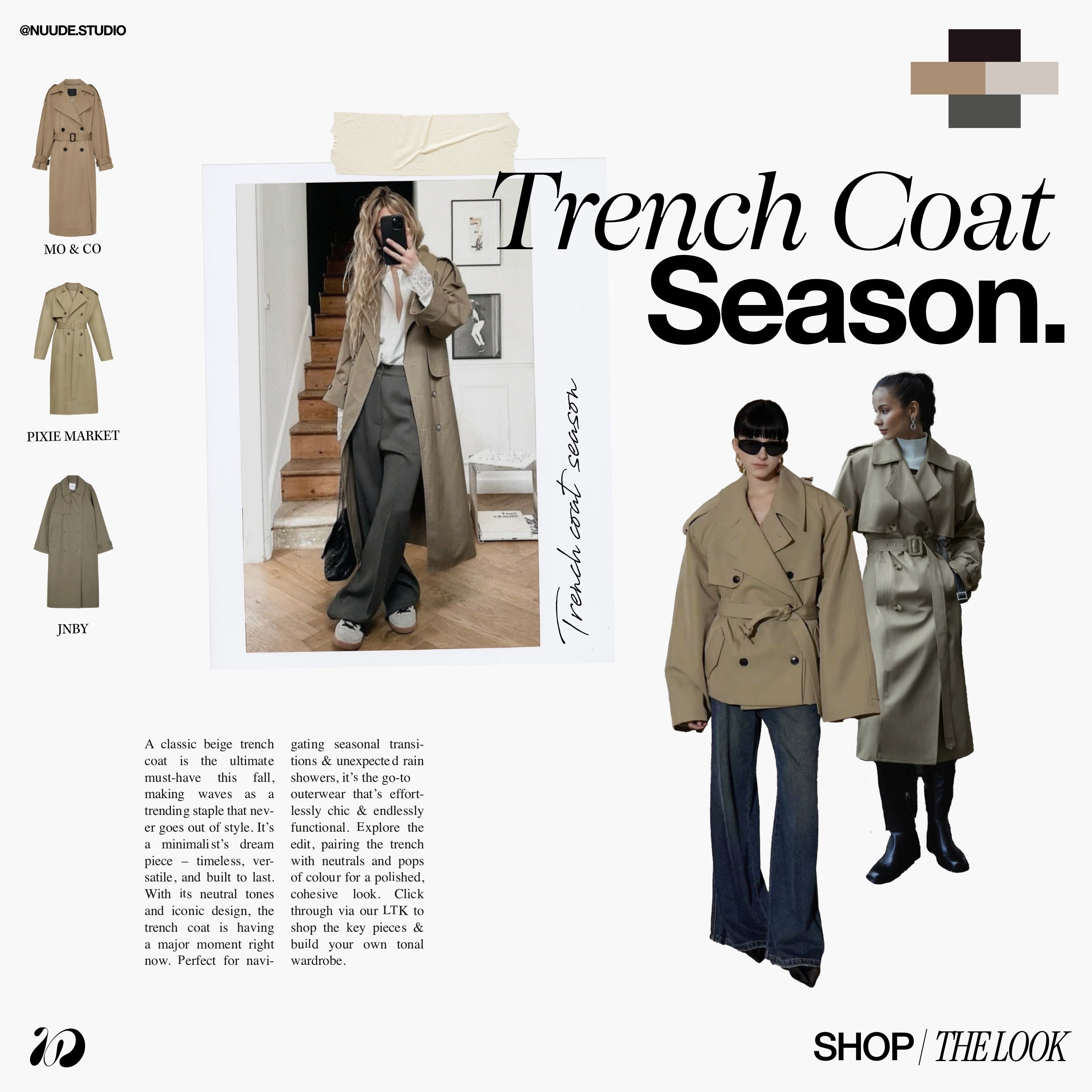 Minimalist everyday look featured in 10-piece style edit