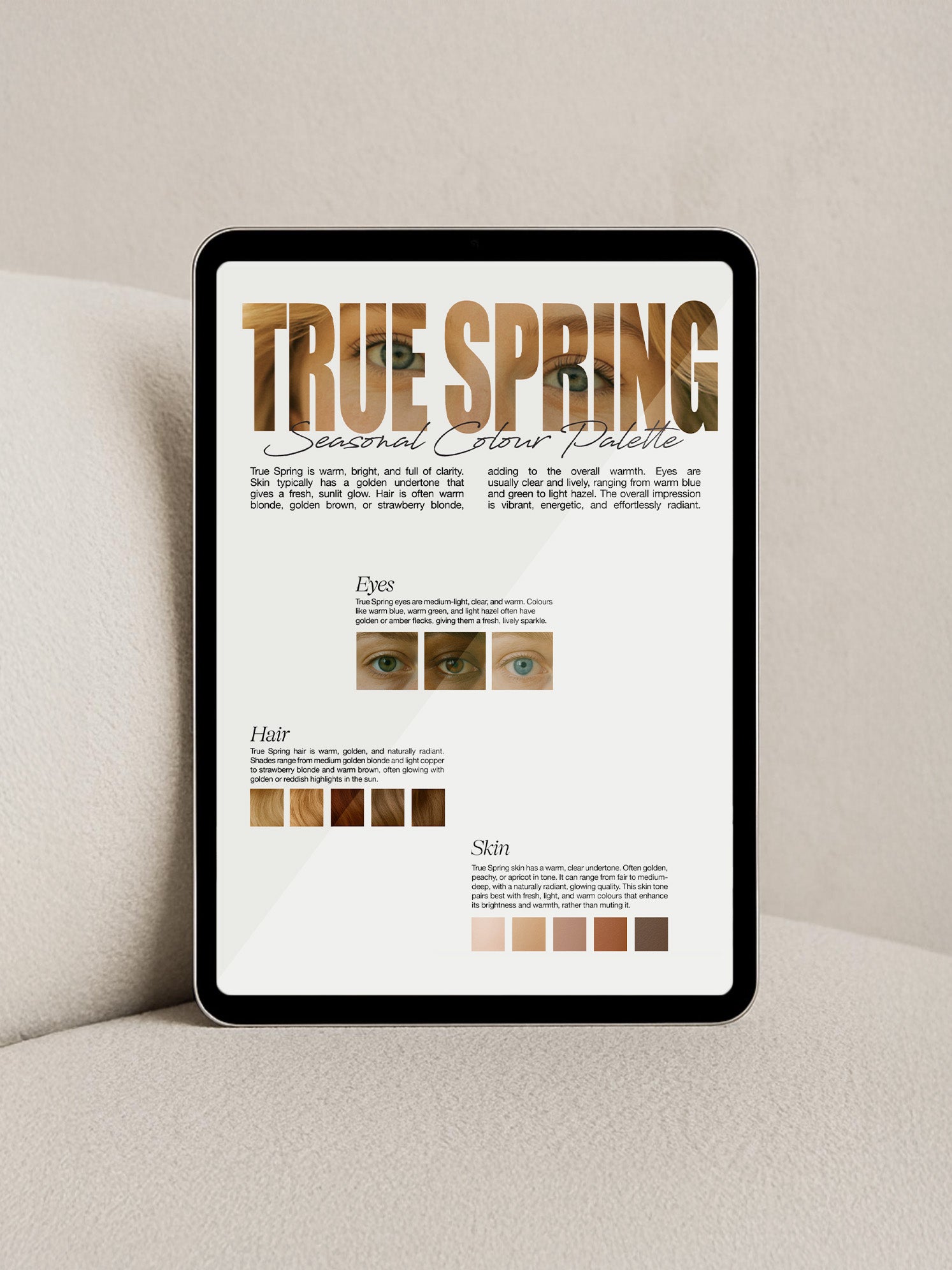 Spring Seasonal Colour Palette Guide