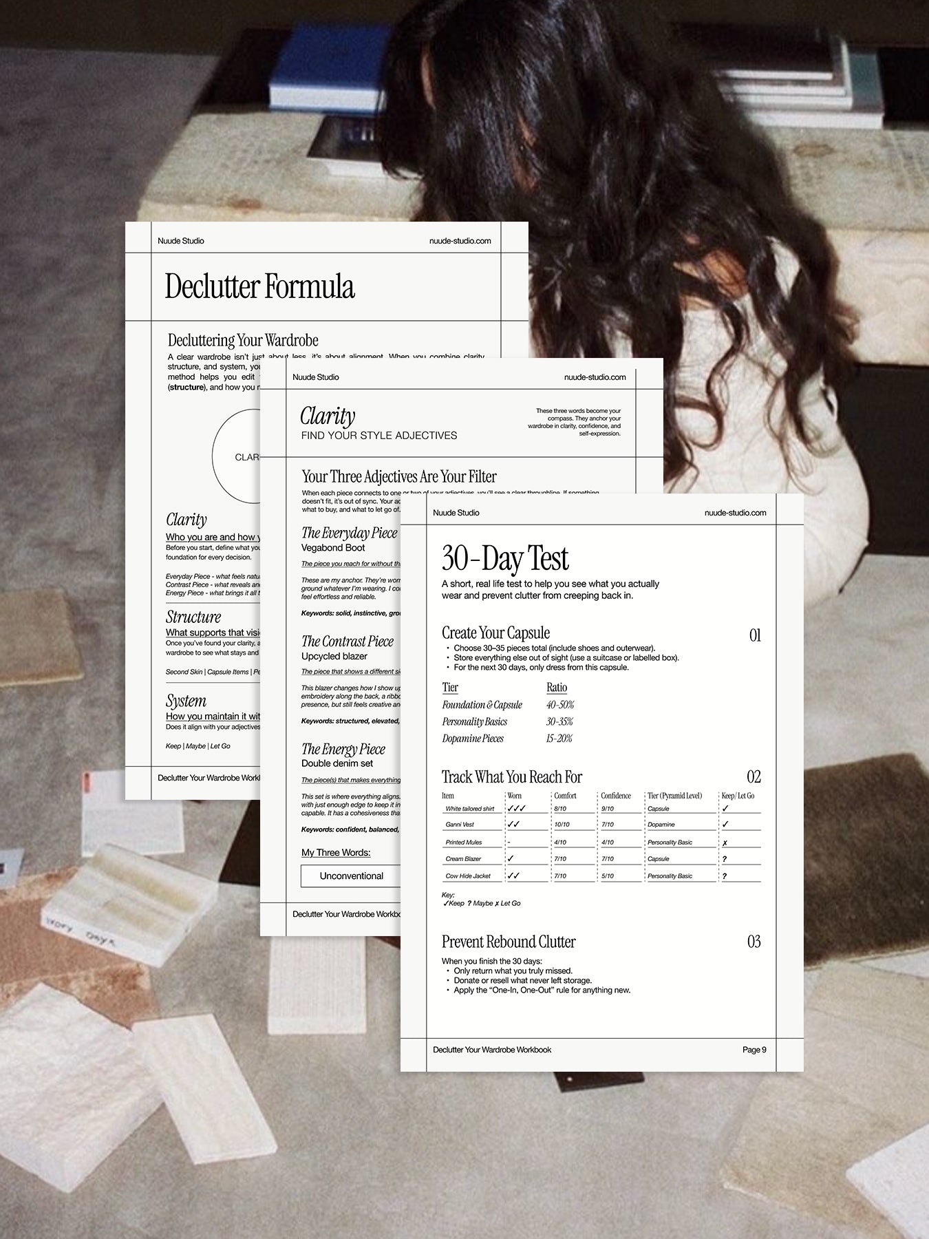 The Declutter Your Wardrobe Workbook
